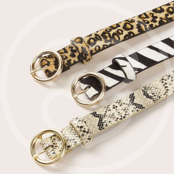 Animal Print Belt Set - Picture 3 of 3